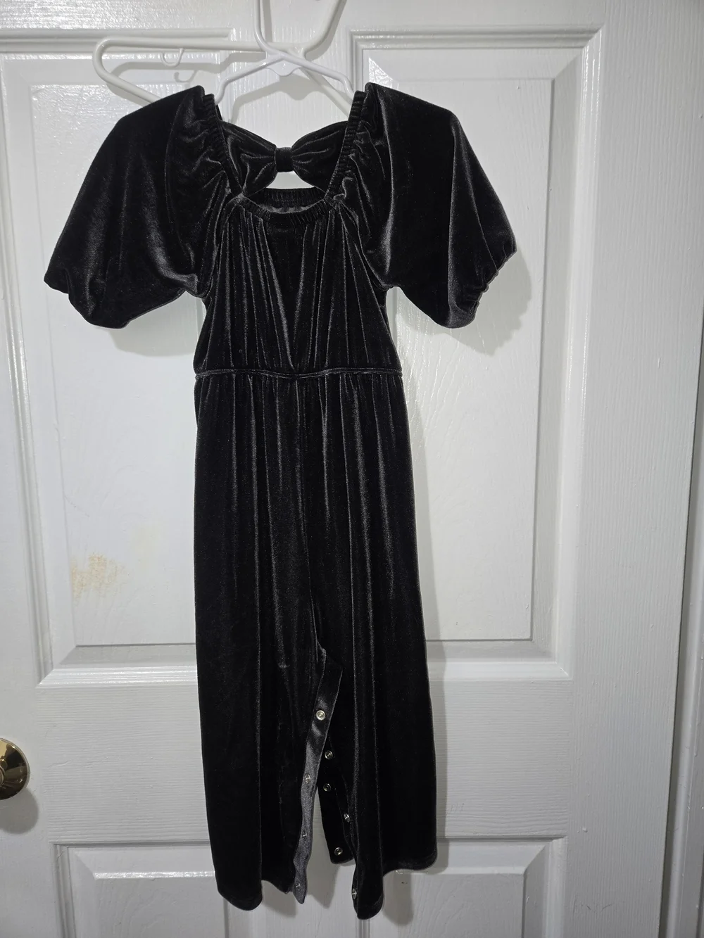 Old Navy Black Velvet Kids One-Piece Bodysuit